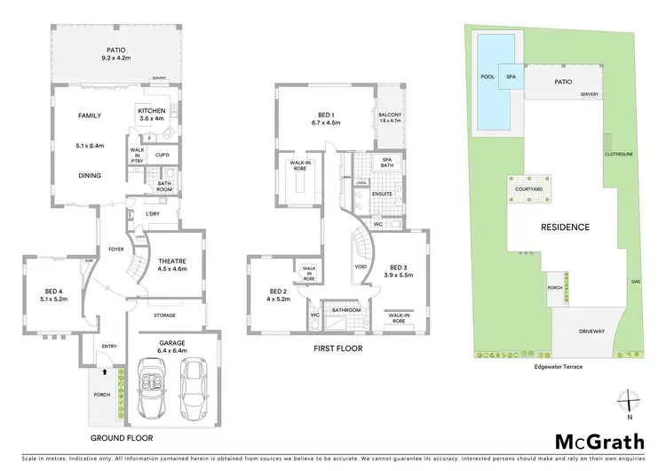Floorplan of Homely house listing, 15 Edgewater Terrace, Idalia QLD 4811