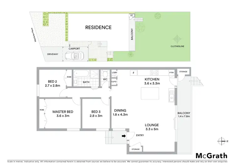 Floorplan of Homely house listing, 6 Macfarlan Place, Latham ACT 2615