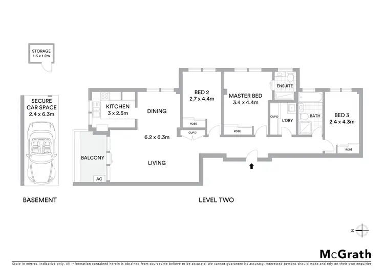 Floorplan of Homely apartment listing, 9/3 Giddings Avenue, Cronulla NSW 2230