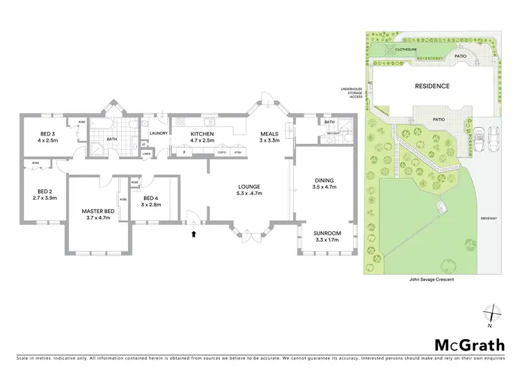 Floorplan of Homely house listing, 4 John Savage Crescent, West Pennant Hills NSW 2125