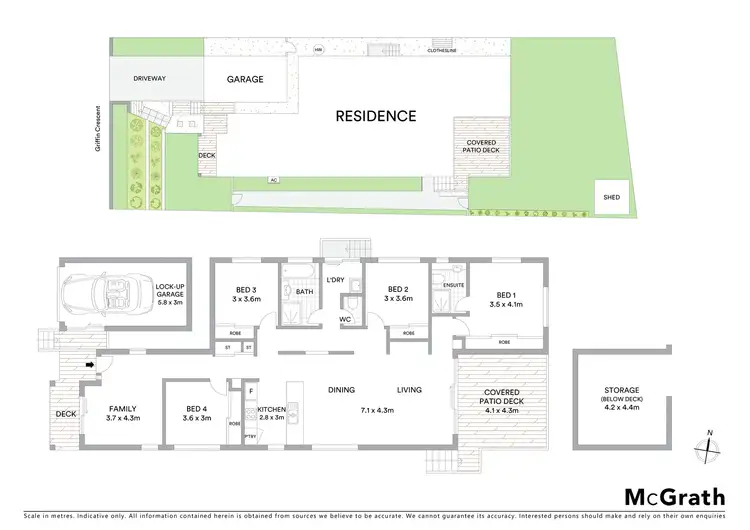 Floorplan of Homely house listing, 20 Griffin Crescent, Collingwood Park QLD 4301