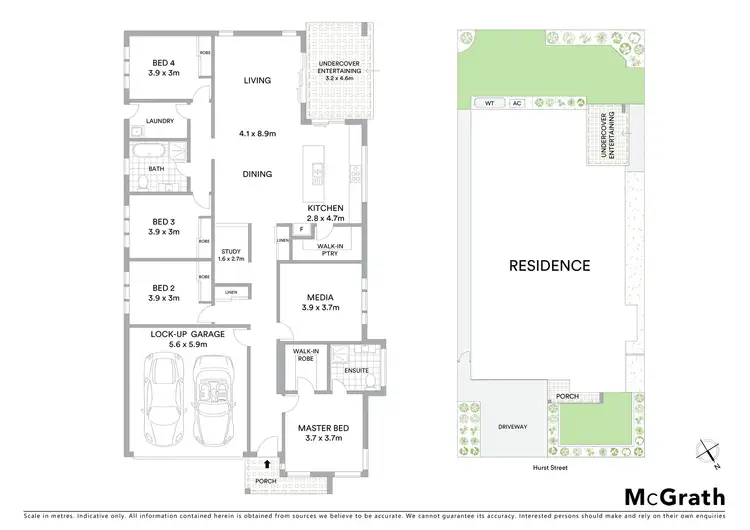 Floorplan of Homely house listing, 5 Hurst Street, Spring Farm NSW 2570
