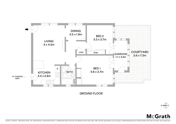 Floorplan of Homely apartment listing, 1/232 Maroubra Road, Maroubra NSW 2035