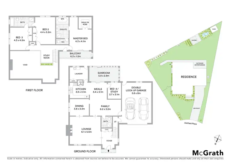 Floorplan of Homely house listing, 20 Ashfield Place, Glen Alpine NSW 2560