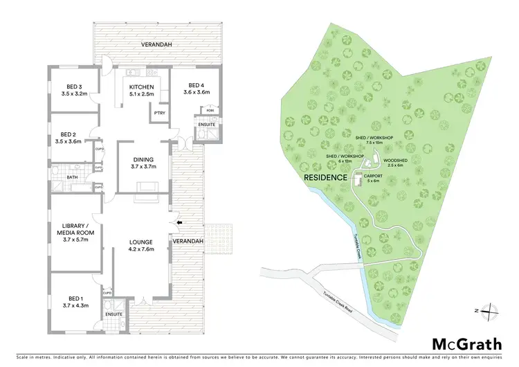 Floorplan of Homely house listing, 624 Tuntable Creek Road, The Channon NSW 2480