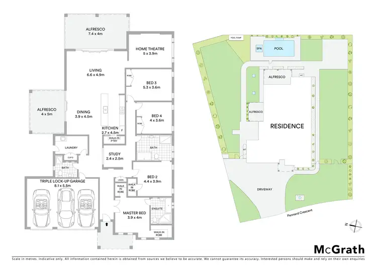 Floorplan of Homely house listing, 9 Pennard Crescent, Luddenham NSW 2745