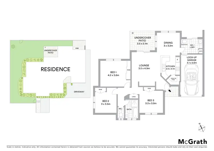 Floorplan of Homely villa listing, 5/27-29 Bonville Street, Coffs Harbour NSW 2450