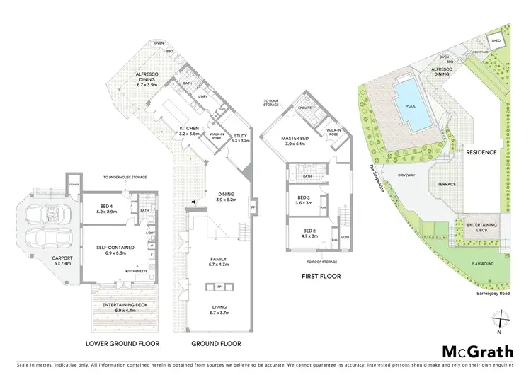 Floorplan of Homely house listing, 65 The Serpentine, Bilgola Beach NSW 2107