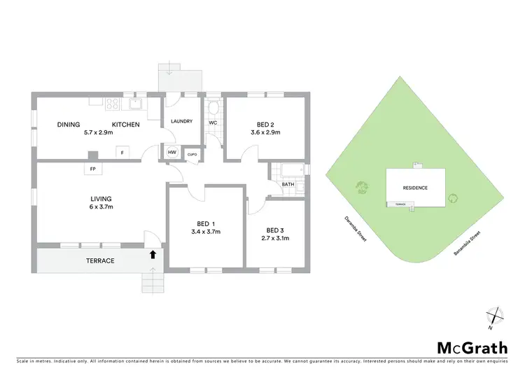 Floorplan of Homely house listing, 2 Darambal Street, Aranda ACT 2614