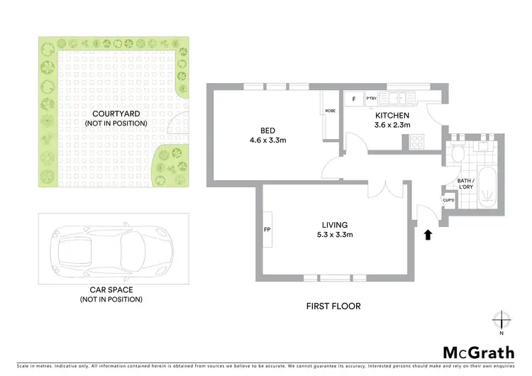 Floorplan of Homely apartment listing, 4/58a Westbury Street, St Kilda East VIC 3183