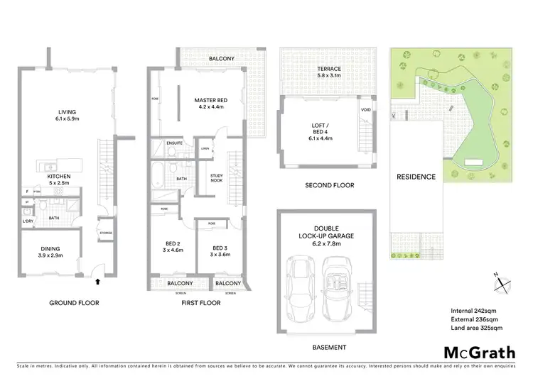 Floorplan of Homely townhouse listing, 34 Florey Crescent, Little Bay NSW 2036