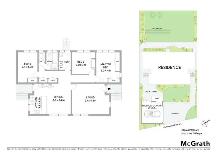 Floorplan of Homely house listing, 17 Shakespeare Crescent, Fraser ACT 2615