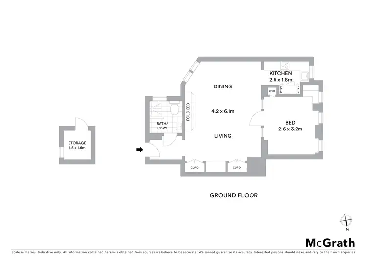 Floorplan of Homely apartment listing, 11/25 Elizabeth Bay Road, Elizabeth Bay NSW 2011