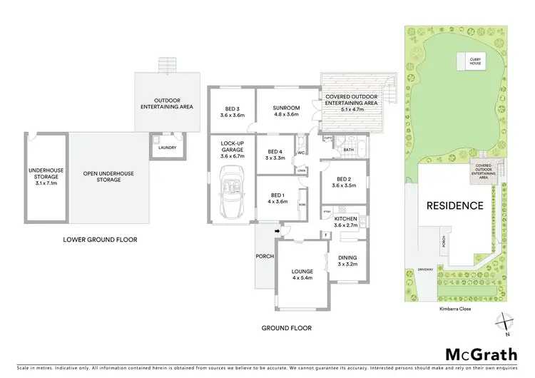Floorplan of Homely house listing, 21 Kimbarra Close, Kotara NSW 2289