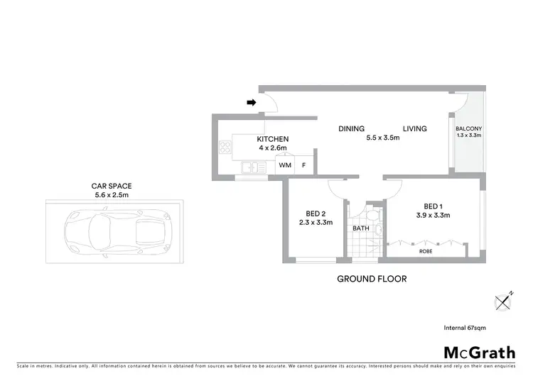 Floorplan of Homely apartment listing, 22/267 Blaxland Road, Ryde NSW 2112