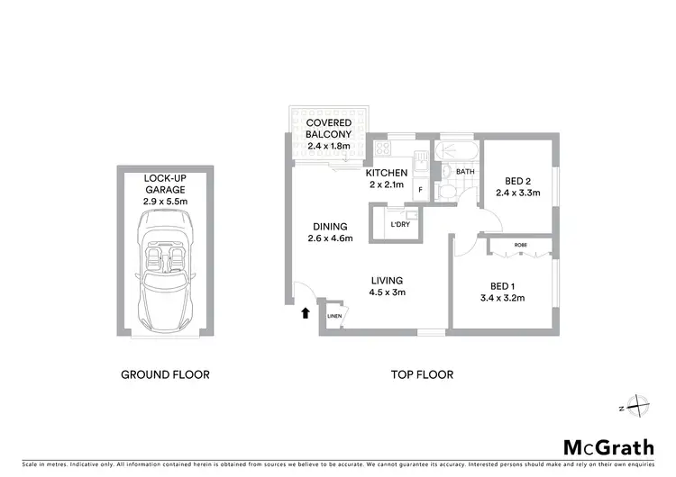 Floorplan of Homely apartment listing, 30/12 Ronald Avenue, Freshwater NSW 2096