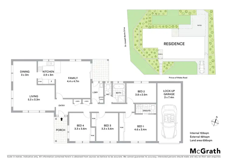 Floorplan of Homely house listing, 54 Sir Joseph Banks Drive, Bateau Bay NSW 2261