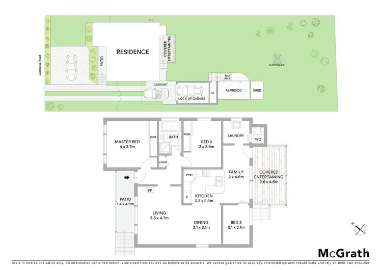 Floorplan of Homely house listing, 76 Cornelia Road, Toongabbie NSW 2146