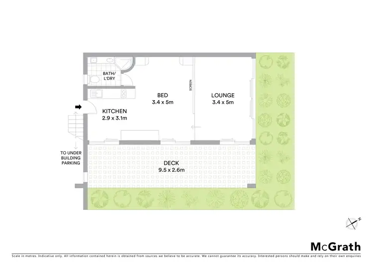 Floorplan of Homely apartment listing, 6/124 Lighthouse Road, Byron Bay NSW 2481