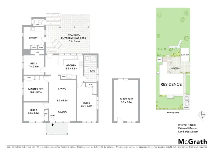 Floorplan of Homely house listing, 36 Kourung Street, Ettalong Beach NSW 2257