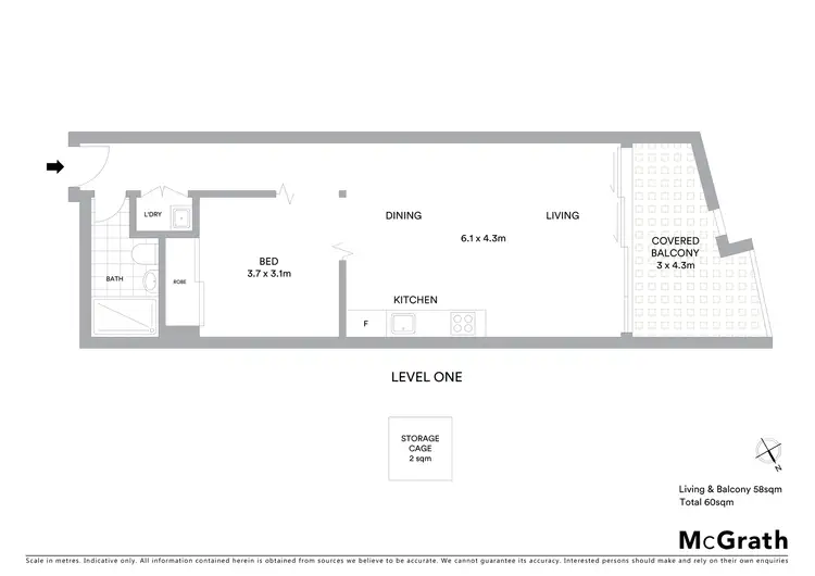 Floorplan of Homely apartment listing, 102/791 Botany Road, Rosebery NSW 2018