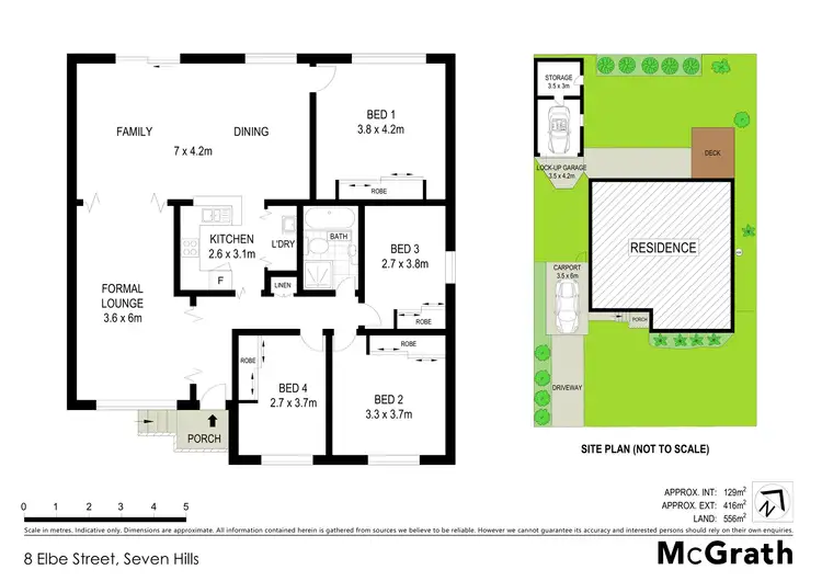 Floorplan of Homely house listing, 8 Elbe Street, Seven Hills NSW 2147