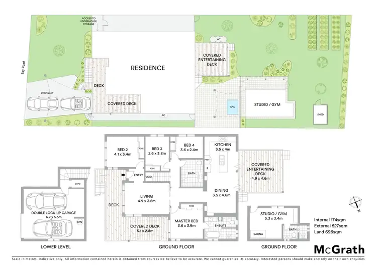 Floorplan of Homely house listing, 95 Bay Road, Blue Bay NSW 2261