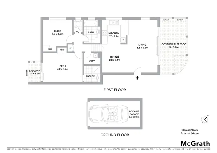 Floorplan of Homely apartment listing, 5/15 Sobraon Street, Sunrise Beach QLD 4567