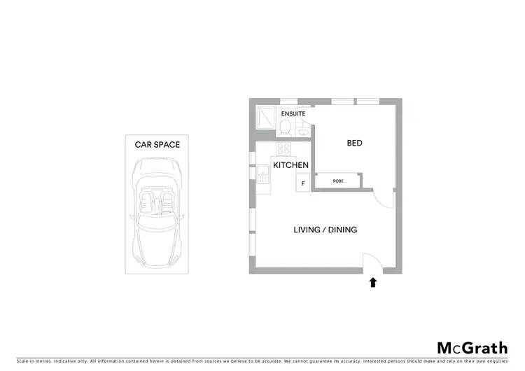 Floorplan of Homely apartment listing, 1/22 Gold Street, Collingwood VIC 3066