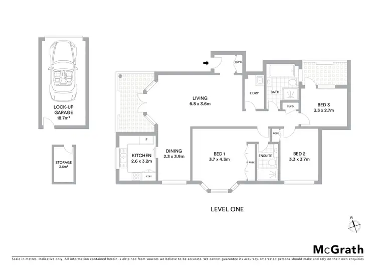 Floorplan of Homely unit listing, 23/2 Cherry Street, Warrawee NSW 2074