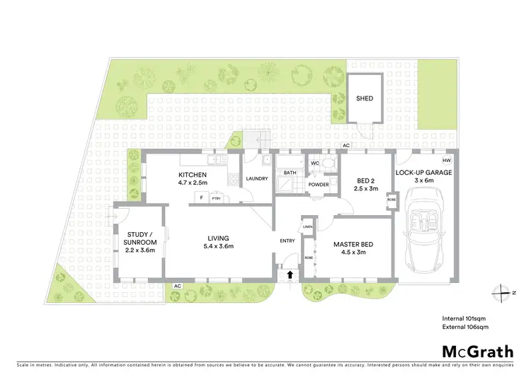 Floorplan of Homely unit listing, 3/7 Beachcomber Parade, Toukley NSW 2263