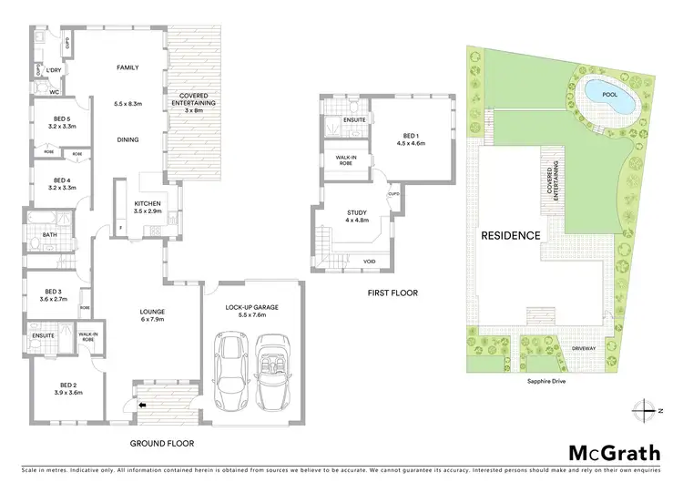 Floorplan of Homely house listing, 64 Sapphire Drive, Port Macquarie NSW 2444