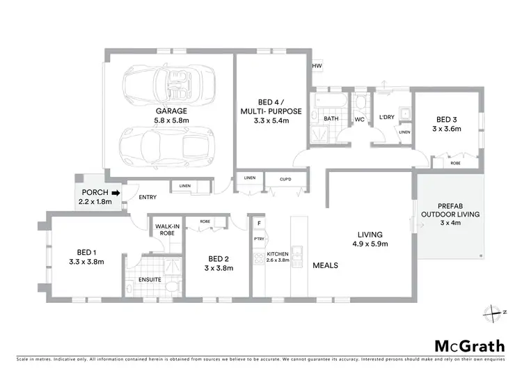 Floorplan of Homely house listing, 33 Bellara Drive, Harristown QLD 4350
