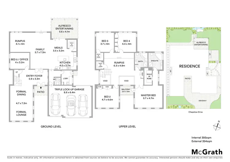 Floorplan of Homely house listing, 15 Chepstow Drive, Castle Hill NSW 2154