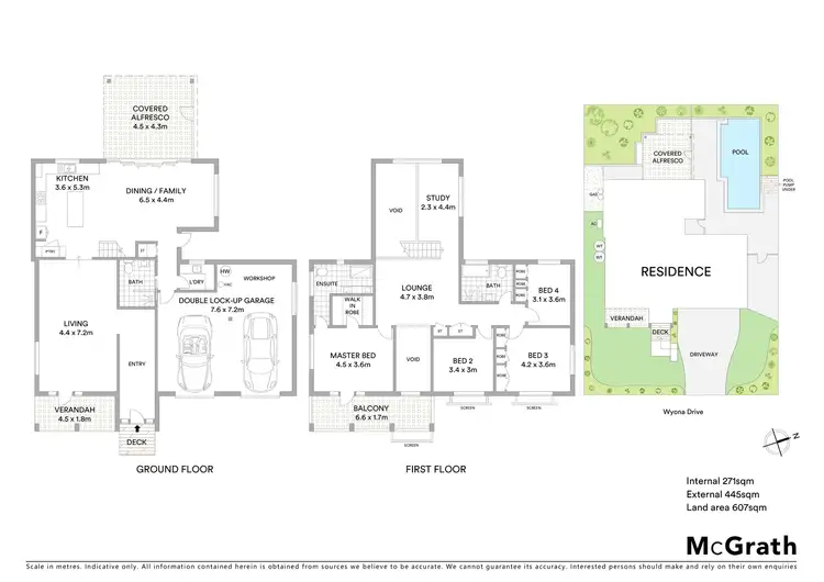 Floorplan of Homely house listing, 13 Wyona Drive, Noosa Heads QLD 4567