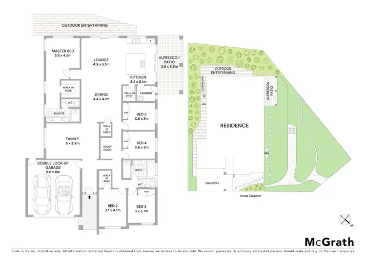 Floorplan of Homely house listing, 2 Anula Crescent, Upper Coomera QLD 4209