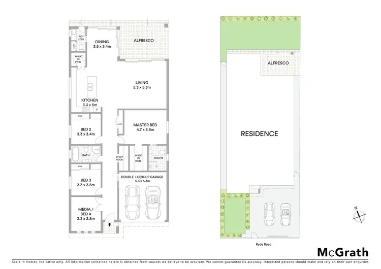 Floorplan of Homely house listing, 107 Ryde Road, Hunters Hill NSW 2110