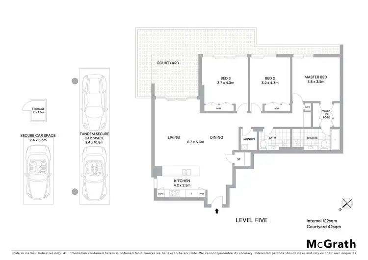 Floorplan of Homely apartment listing, 515B/5 Pope Street, Ryde NSW 2112