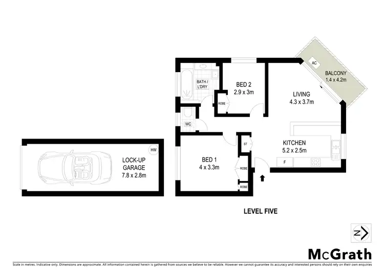 Floorplan of Homely unit listing, 5/48 Swan Street, Gordon Park QLD 4031