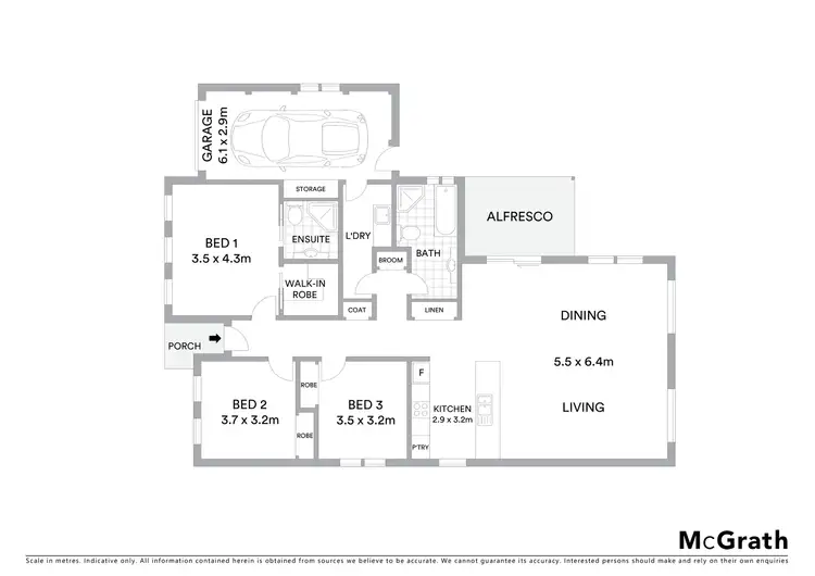 Floorplan of Homely house listing, 55 Winter Street, Mudgee NSW 2850