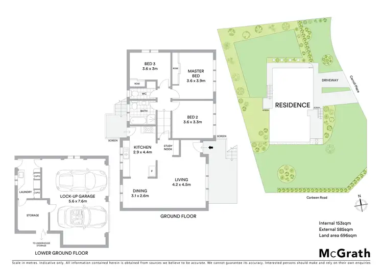 Floorplan of Homely house listing, 1 Carroll Place, Westleigh NSW 2120
