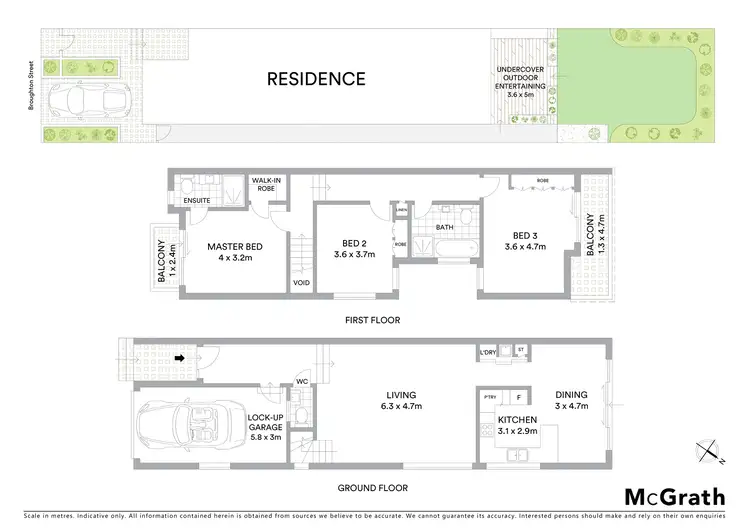 Floorplan of Homely semi-detached listing, 40 Broughton Street, Mortdale NSW 2223