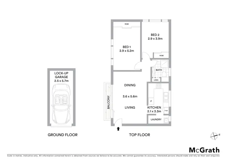Floorplan of Homely apartment listing, 12/20 Dutruc Street, Randwick NSW 2031
