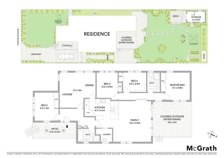 Floorplan of Homely house listing, 61 Chelmsford Avenue, Epping NSW 2121