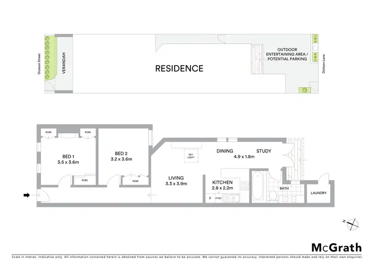 Floorplan of Homely house listing, 82 Dickson Street, Newtown NSW 2042