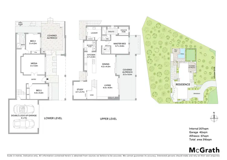 Floorplan of Homely house listing, 13 Hillview Drive, Buderim QLD 4556