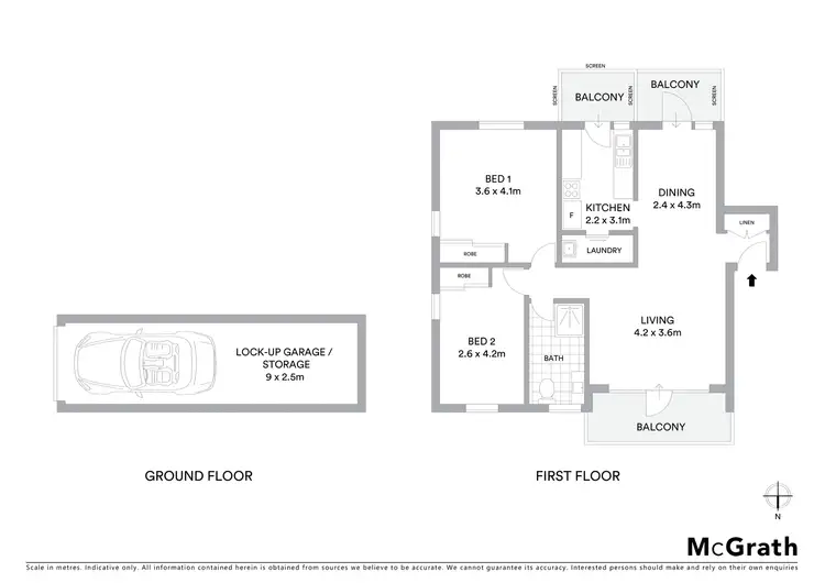 Floorplan of Homely apartment listing, 3/36 Landers Road, Lane Cove NSW 2066