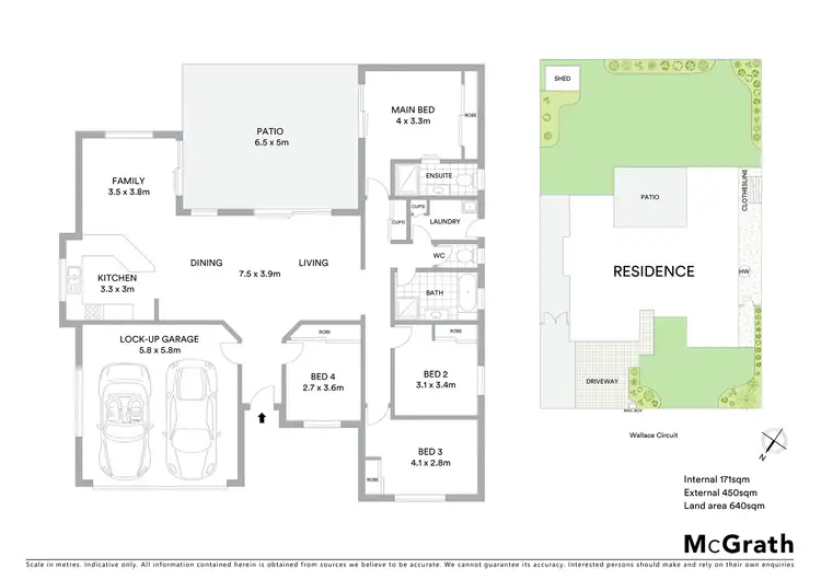 Floorplan of Homely house listing, 11 Wallace Circuit, Kirwan QLD 4817