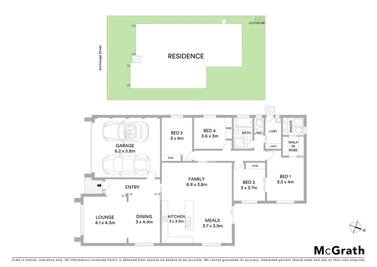 Floorplan of Homely house listing, 50 Anchorage Street, Harrison ACT 2914