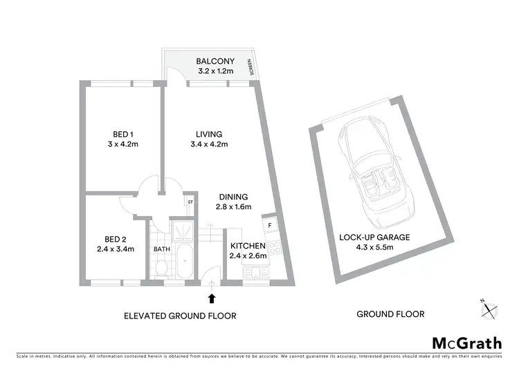 Floorplan of Homely apartment listing, 2/48 Nicholson Parade, Cronulla NSW 2230